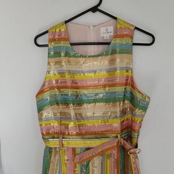 Julie Brown NYC Dress Womens Size 10 Sleeveless Mini Multicolor - Picture 2 of 9